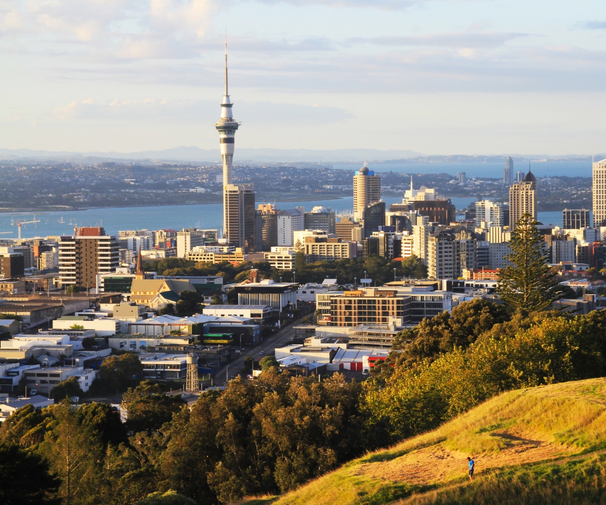 Auckland view from Mount Eden.